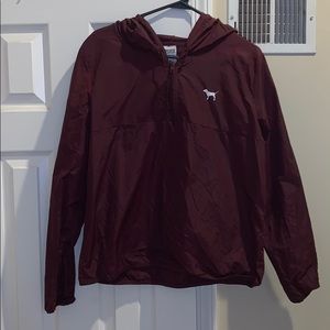 Maroon Pink Victoria’s Secret Windbreaker